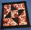 Quilted Potholder/Trivet with Silicone Core