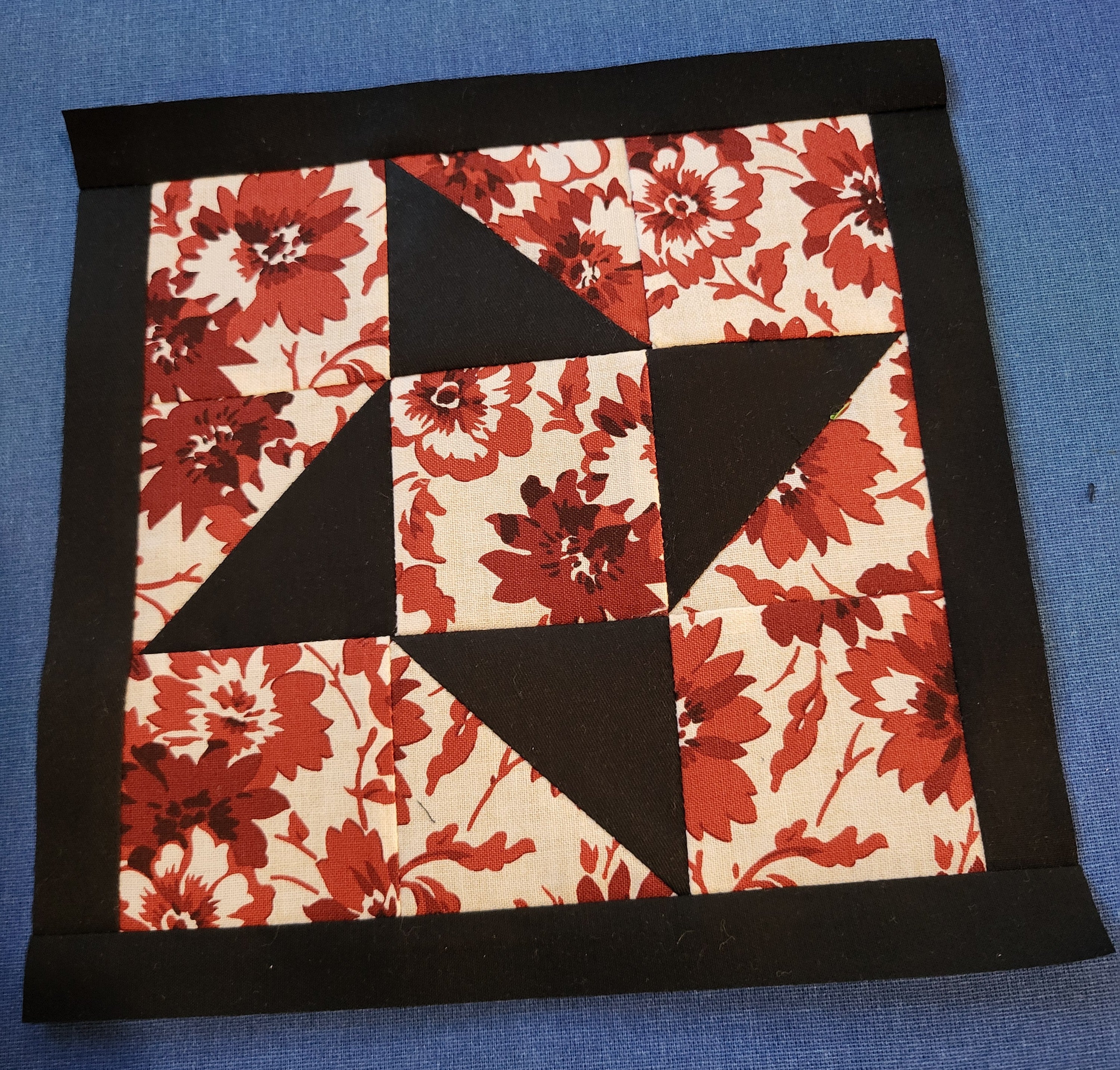 Quilted Potholder/Trivet with Silicone Core