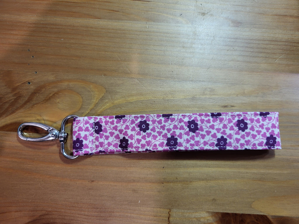 Cotton Wristlet Strap with Swivel Clip