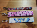 Cotton Wristlet Strap with Swivel Clip