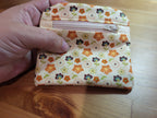 Lined Coin Purse with Zipper