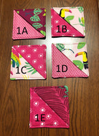 Fabric Corner Bookmarks