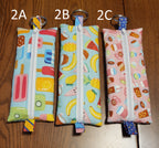 Stay Flat Zipper Pouches