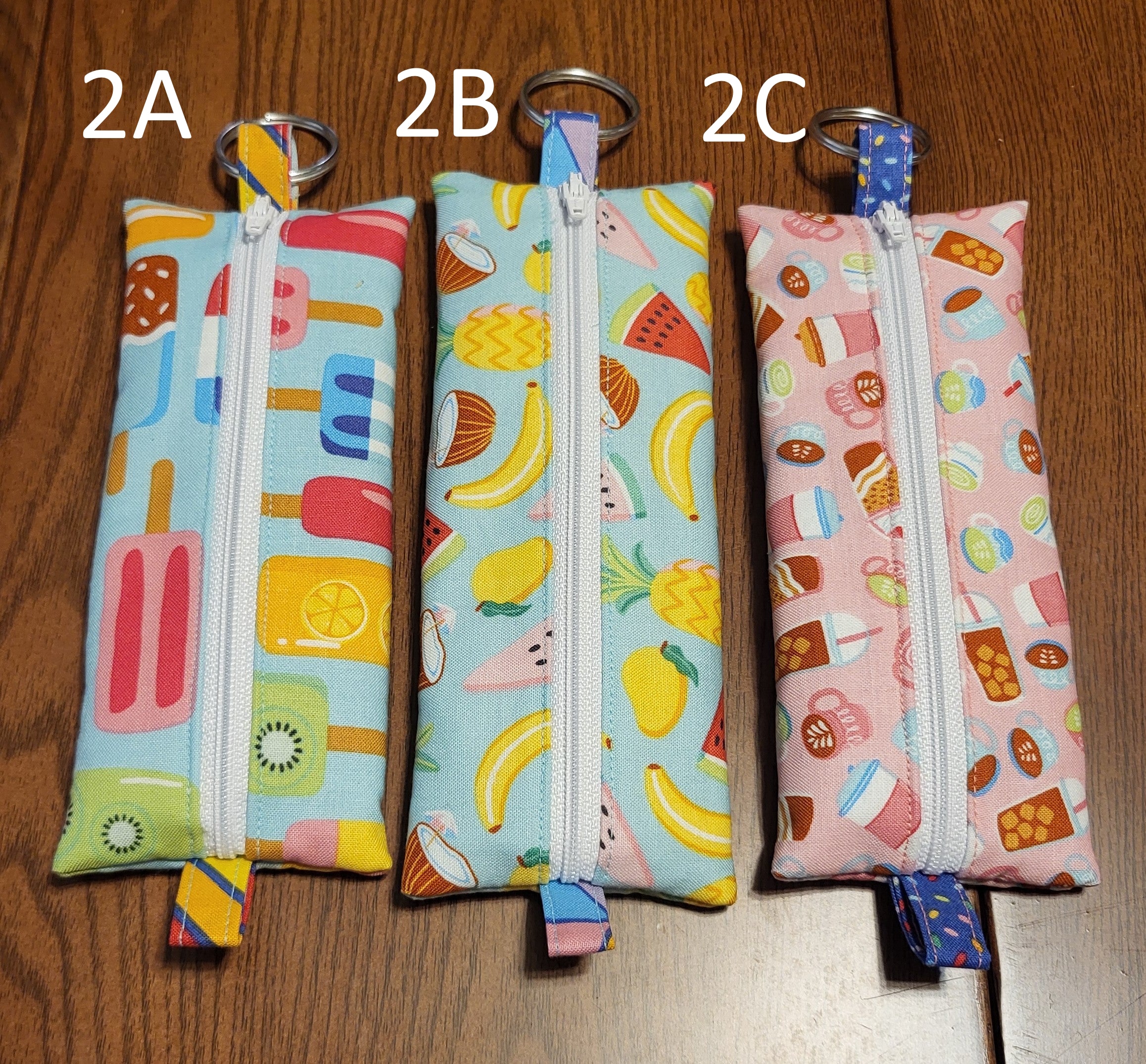 Stay Flat Zipper Pouches