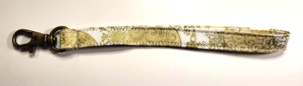 Cotton Wristlet Strap with Swivel Clip
