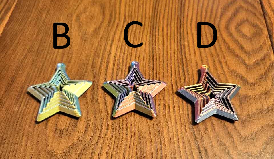 Star Keychain Fidget