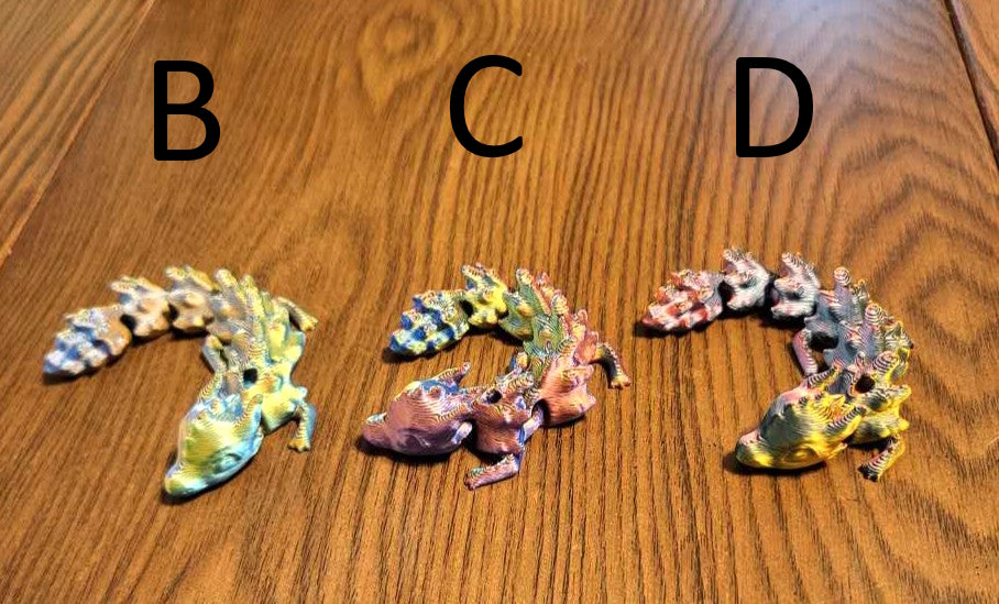 Flexible Baby Dragon Fidgets