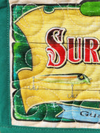 Sure-Catch Baits Quilted Wall Hanging – Hand-Guided Longarm Fiber Art (12″ × 6″)